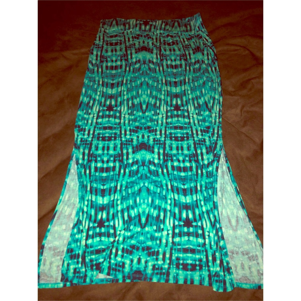Long Summer skirt slit sides